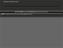 Tablet Screenshot of madeiracloud.com